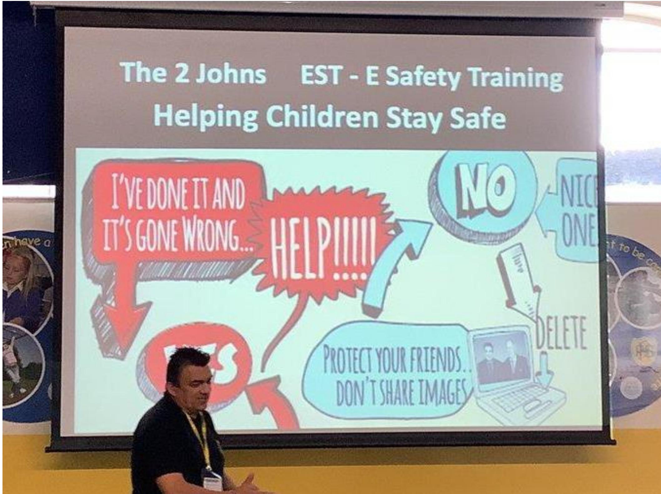 Online Safety Training for years 5 and 6 from The 2 Johns (October 2021)